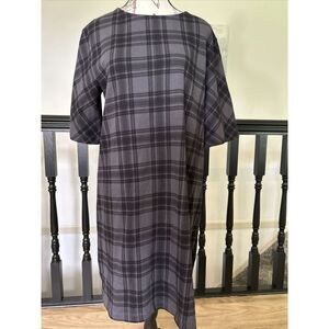 Gap Black/gray Jersey‎ Dress Maternity Med NEW